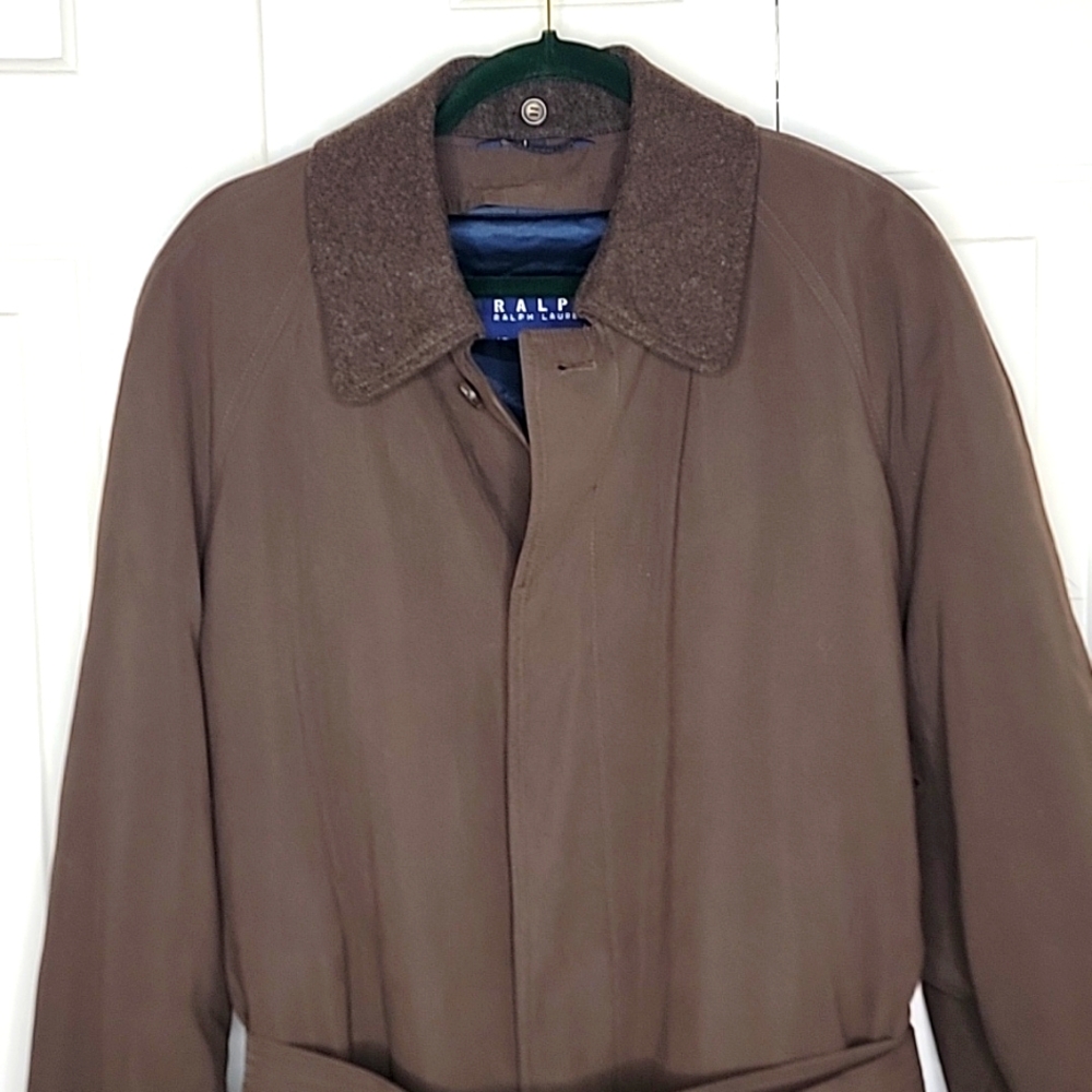 Ralph Lauren Men's Trenchcoat Size 40 R Brown - Picture 2 of 8
